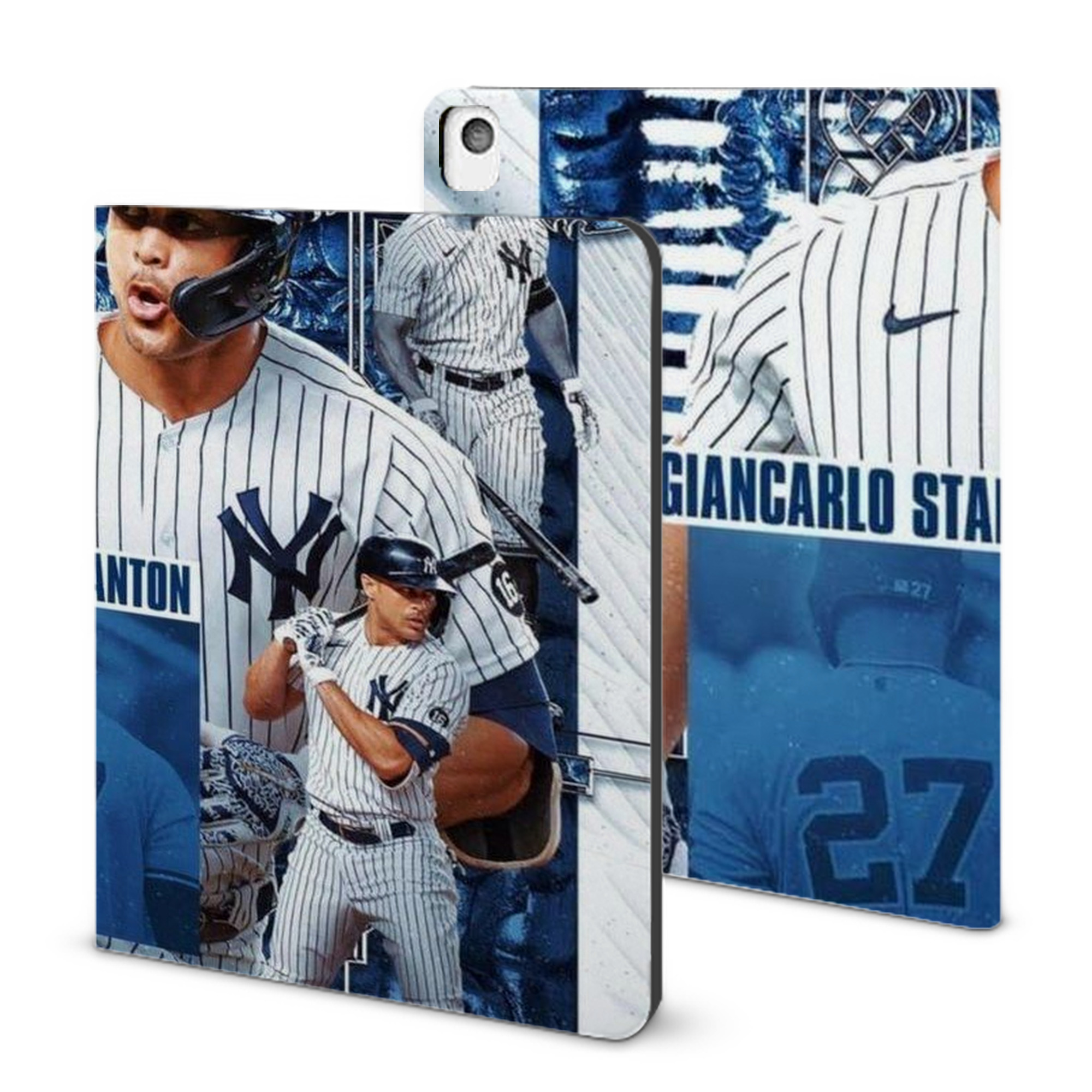 Giancarlo Stanton 17 IPad Book-Style Case With Pencil Slot – Slim PU & TPU Cover – Full Protection, Precise Fit, Water & Scratch Resistant